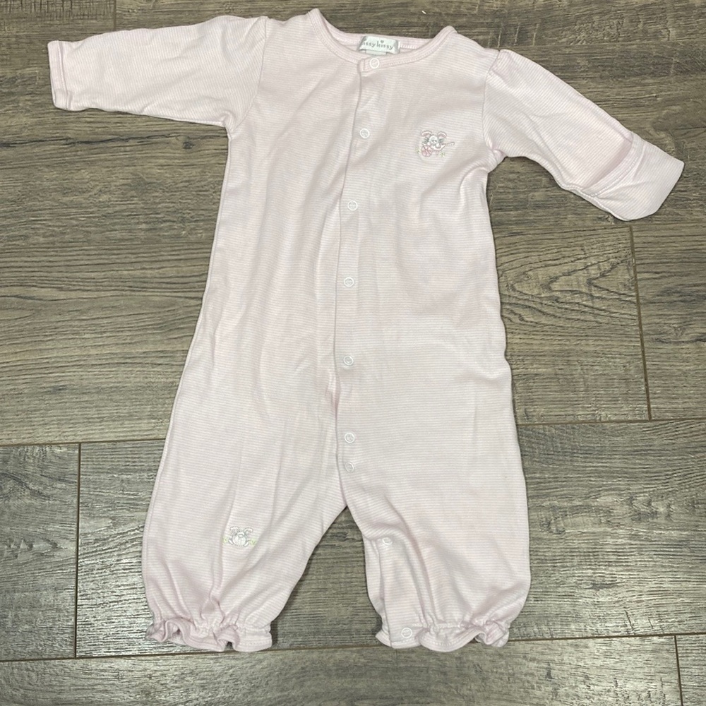 Kissy Kissy newborn convertible gown, Easter